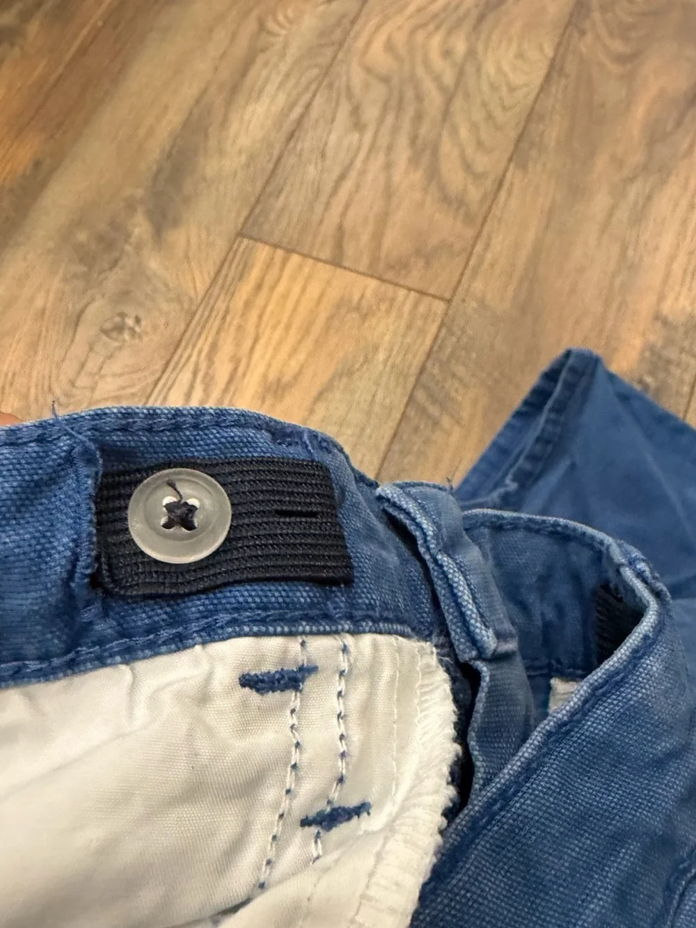 Gap Boys Straight Leg Blue Jeans, Size 14, Stretch, Adjustable Waist